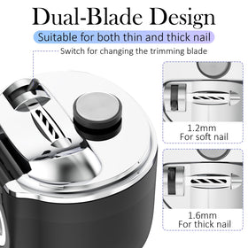 YunLuna dual-port trimming heads close up for versatility