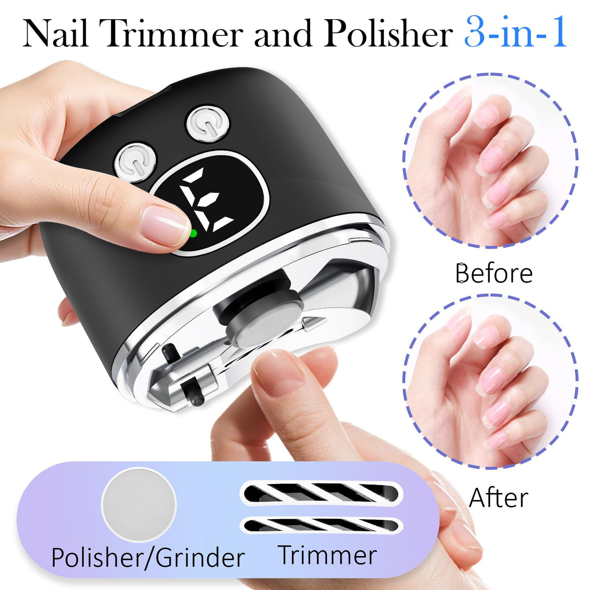 YunLuna magnifying glass for precise trimming and visibility