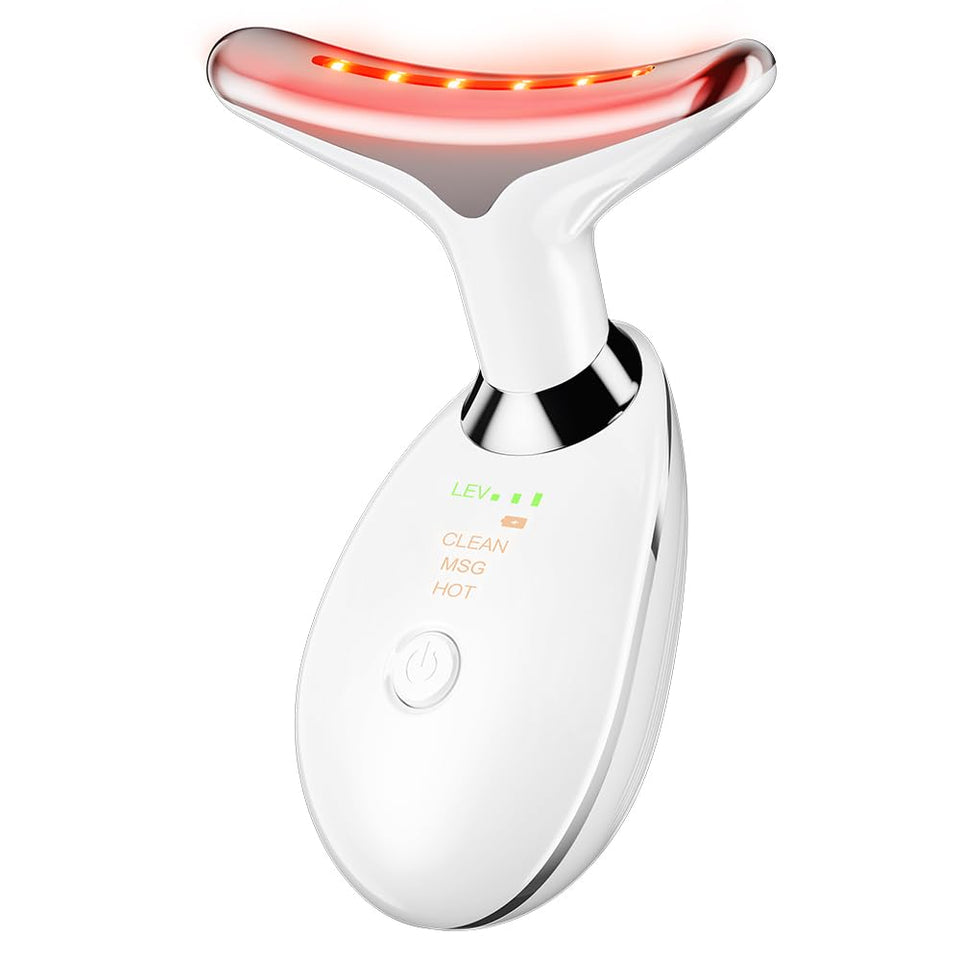 YUNRUO neck face massager with compact design for easy home use.