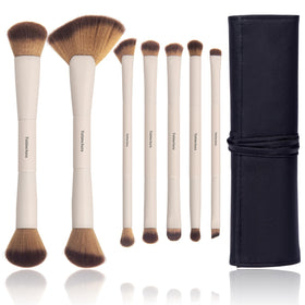 YutimeAura dual-ended makeup brushes for versatile, space-saving beauty routines.