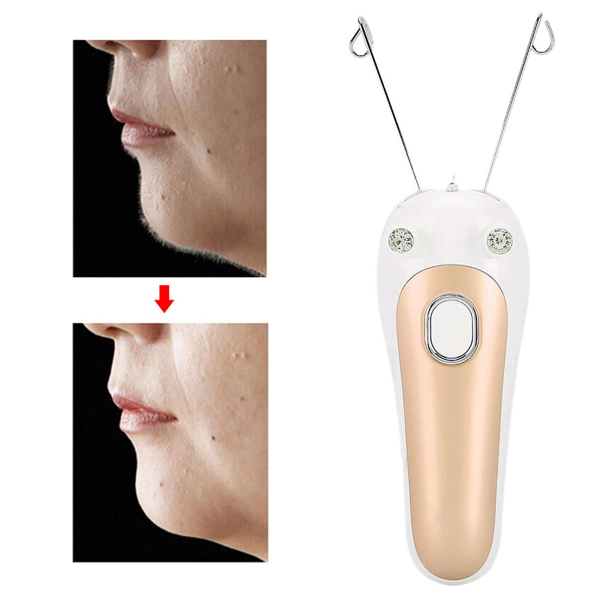 YUUTE gold epilator for feet helping maintain smooth skin