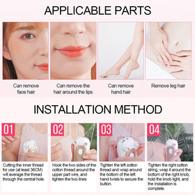 YUUTE gold epilator for hands offering quick touch ups