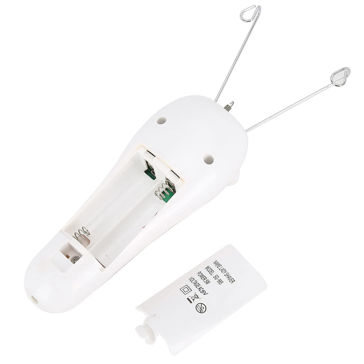 YUUTE USB cable powering the epilator for convenient charging