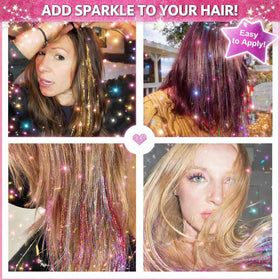 YUUYEE application demo shows quick, stylish tinsel application.