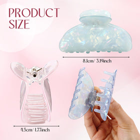 Yuxung Fantasy color claw clip adds vibrant color while gripping firmly