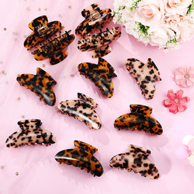 Yuxung leopard-print clip versatile for casual to formal looks.