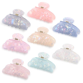 Yuxung Mermaid color claw clip secures thick hair with a non-slip grip