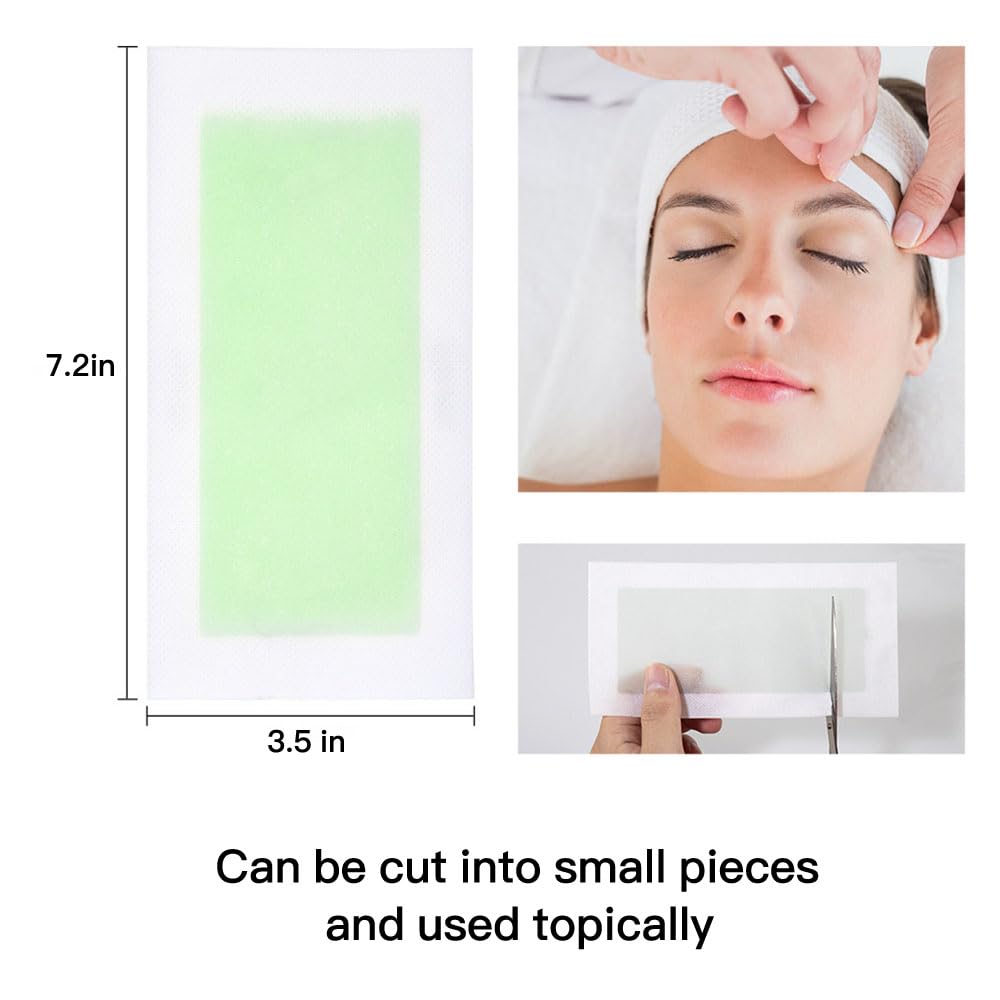 YUYAJK wax strips easy-to-use box depicted for quick sessions.