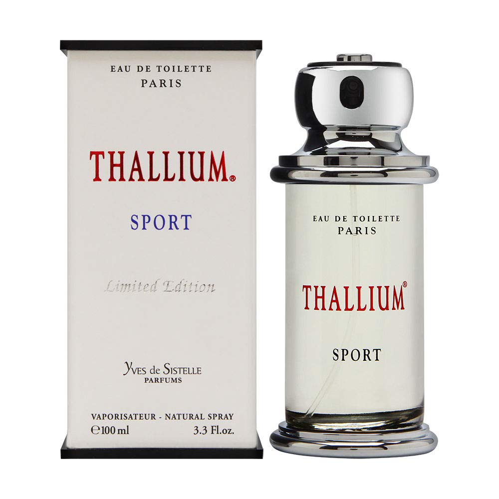 Yves De Sistelle Thallium Sport bottle pour, fresh masculine scent, daily confidence