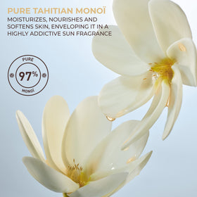 Yves Rocher Monoi Tahiti hair oil nourishes ends with subtle shine