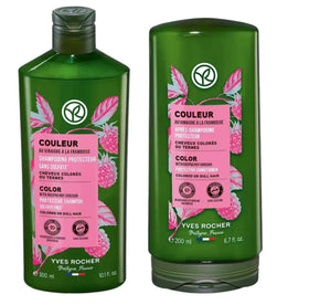 Yves Rocher Protective Shine Shampoo bottle for color-safe cleansing and vibrant color