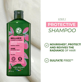 Yves Rocher Raspberry Vinegar ingredient close-up suggests nourishing color protection