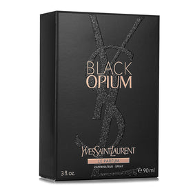 Yves Saint Laurent Black Opium Le Parfum packaging showing premium presentation and branding.