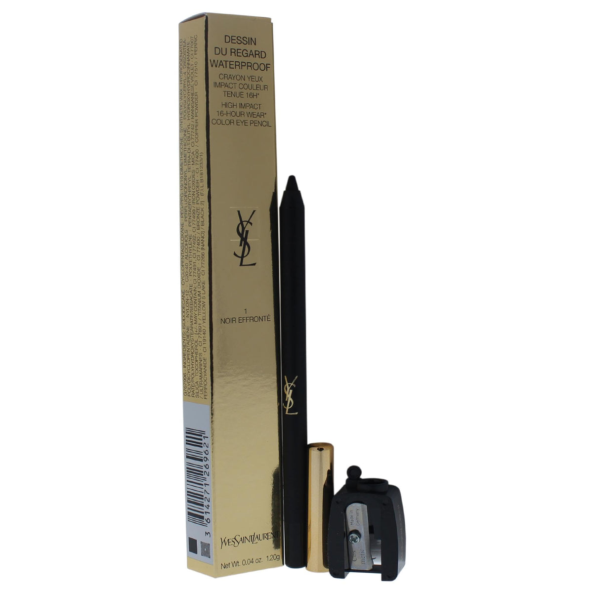 Yves Saint Laurent Dessin Du Regard rebellious black defines eyes with a waterproof finish.