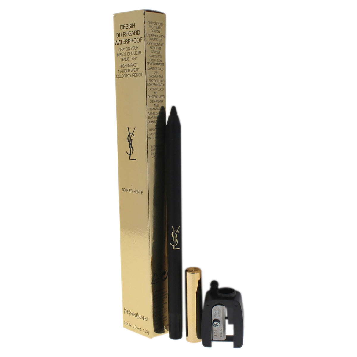 Yves Saint Laurent Dessin Du Regard along the upper lash line for smudge-resistant definition.