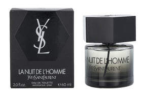 Yves Saint Laurent La Nuit Da L'homme bottle, ideal for evening wear.