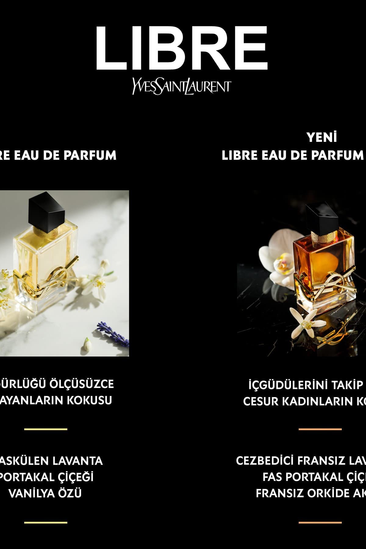 YSL Libre Intense label detail confirms authenticity and premium craftsmanship.
