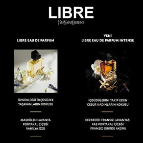 YSL Libre Intense spray action demonstrating effortless fragrance release.