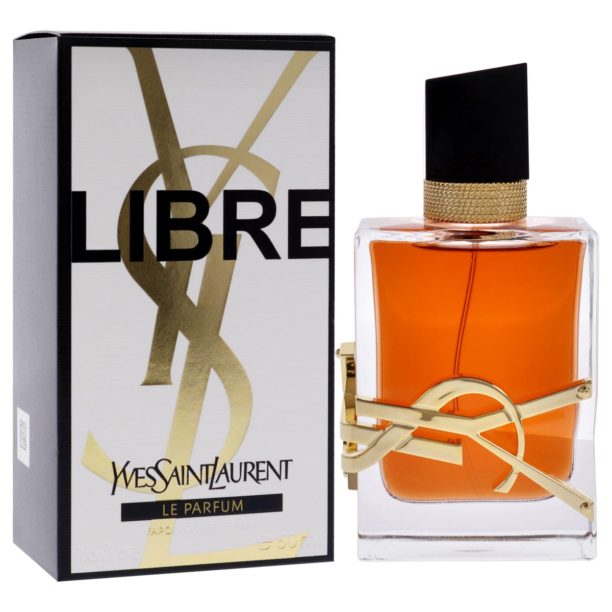YSL Libre Le Parfum bottle with amber tones and vanilla-bourbon warmth