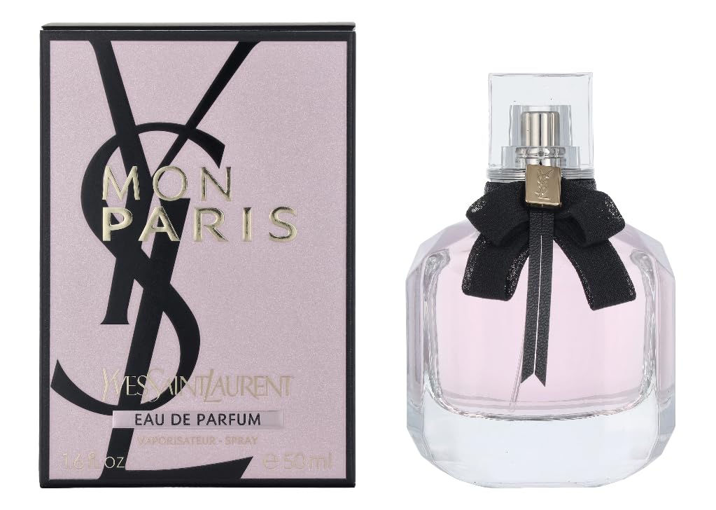 Yves Saint Laurent Mon Paris bottle front view, ideal for a romantic daytime scent