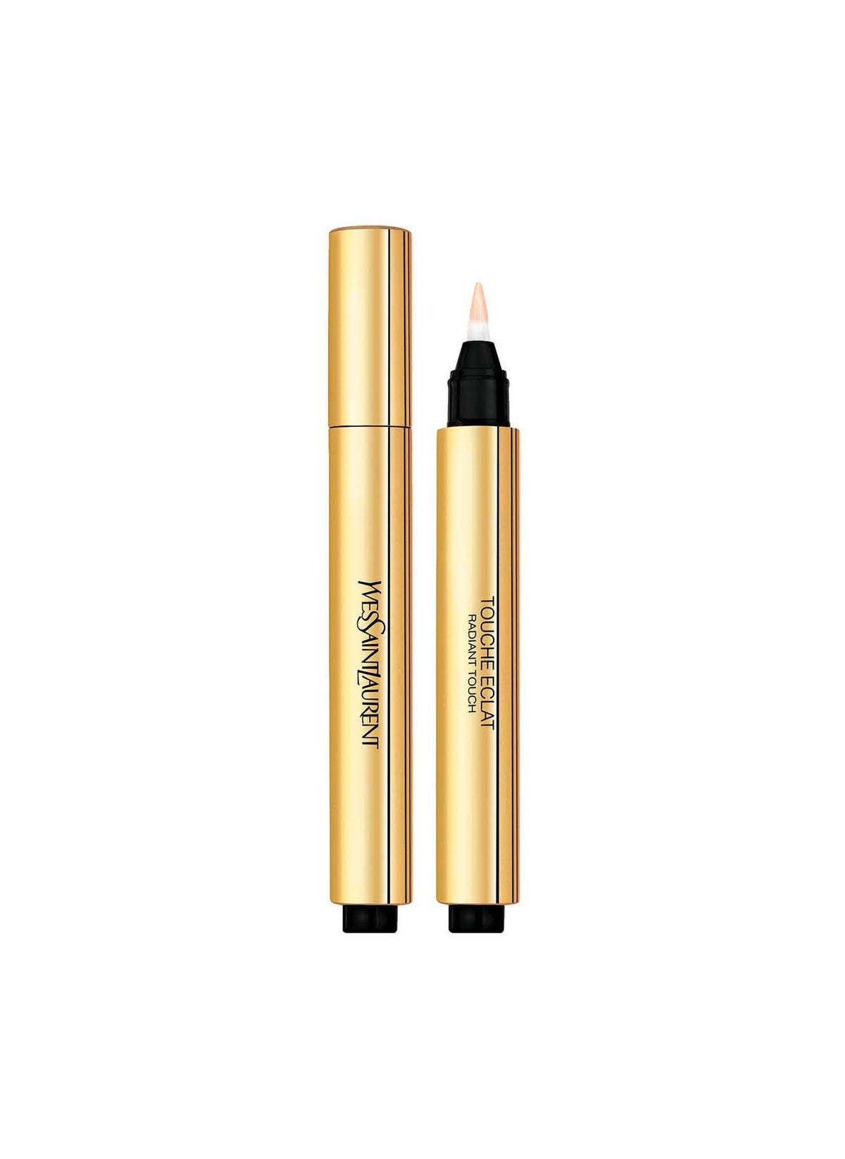 Yves Saint Laurent Touche Eclat Radiant Touch bottle close-up with luminous vanilla shade for highlighting