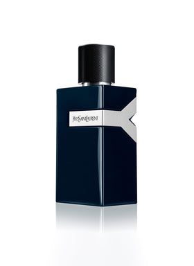 Yves Saint Laurent Y Le Parfum bottle in deep blue glass for evening wear