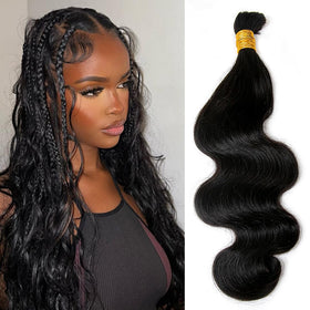 YWIGS 18-inch boho braids bundle close-up with natural shine for versatile styling