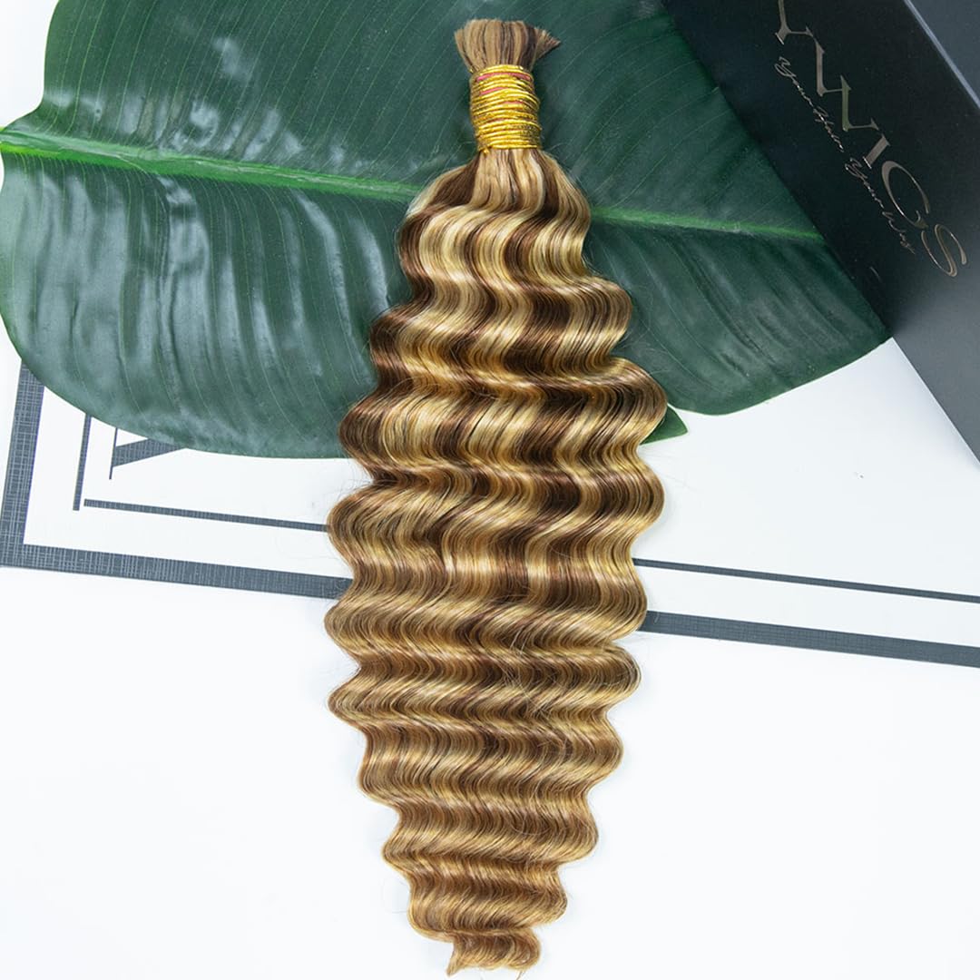 YWIGS Deep wave boho braiding hair natural texture for versatile looks