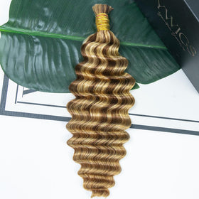 YWIGS Deep wave boho braiding hair natural texture for versatile looks