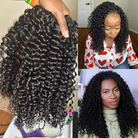 YWIGS updos, ponytails, and boho curls with versatile styling options.