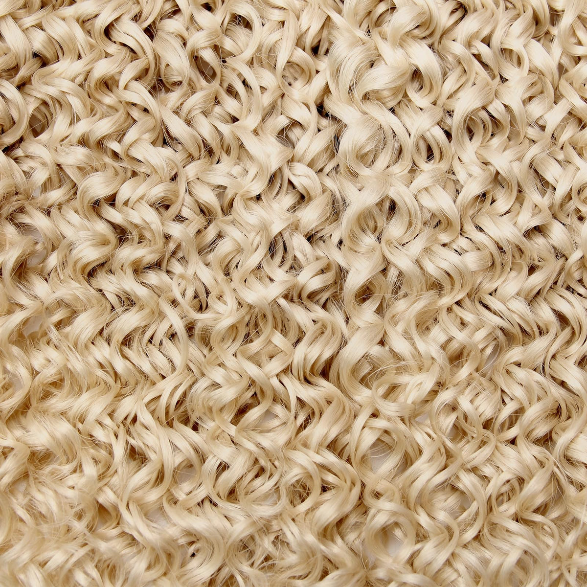 YXCHERISHAIR curly bundle close-up image, soft waves and bright sheen.