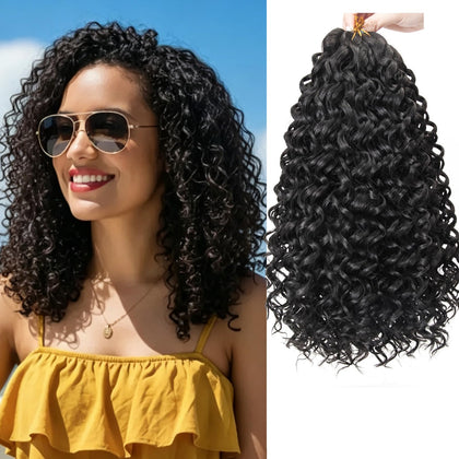 YXCHERISHAIR gogo curl 12inch soft waves for a natural, voluminous style.