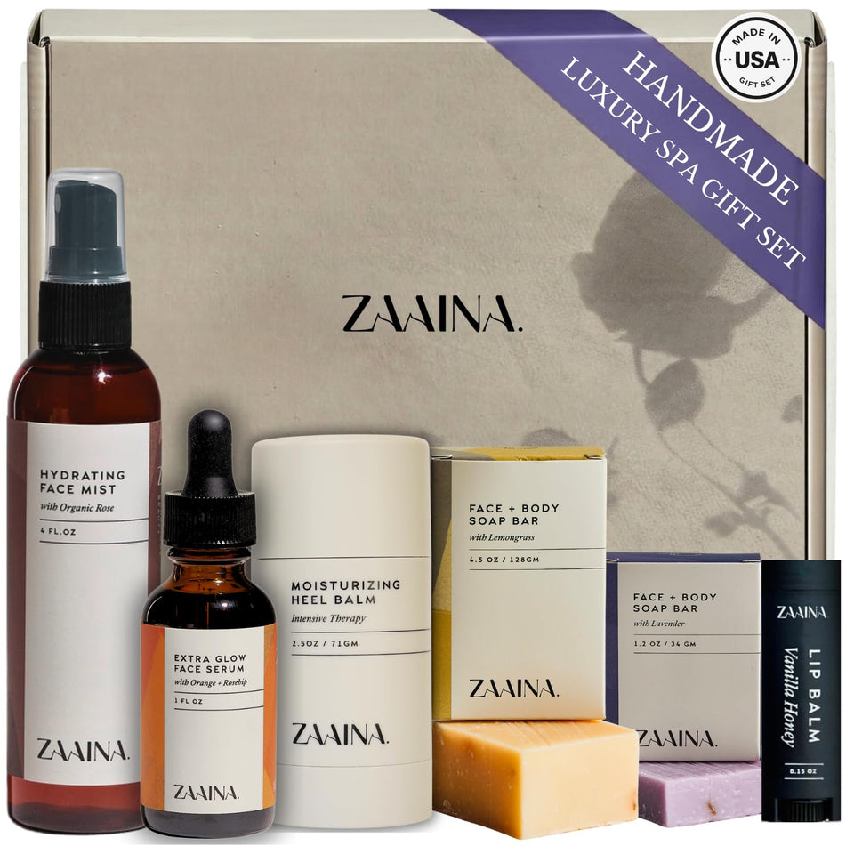 ZAAINA lemongrass lavender soap for a calming at-home bath ritual.