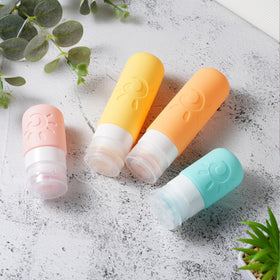 Zafit silicone travel bottles made from food-grade material ensure safe refills