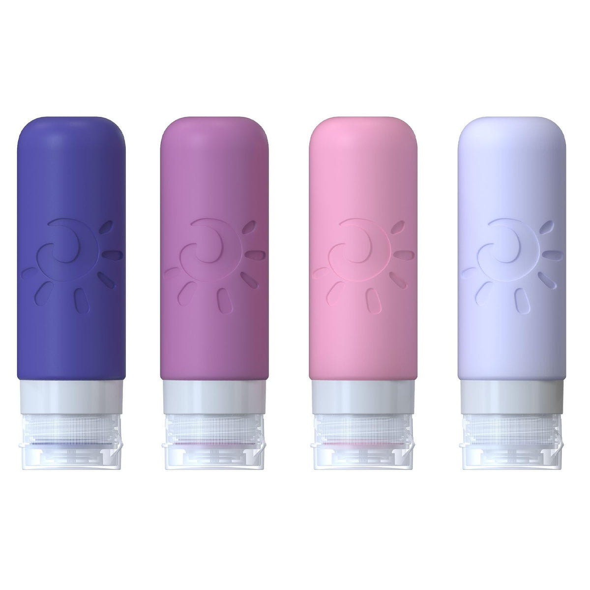 Zafit 3 oz silicone bottles ideal for shampoo and conditioner during travel.