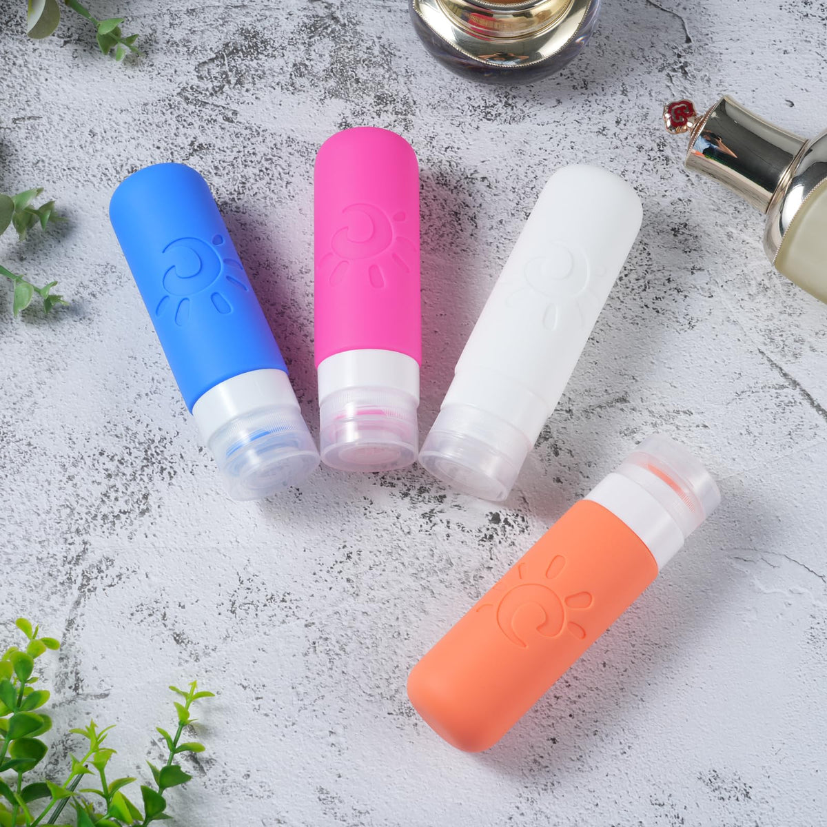 Zafit carry-on friendly bottles fit neatly in compact kits.