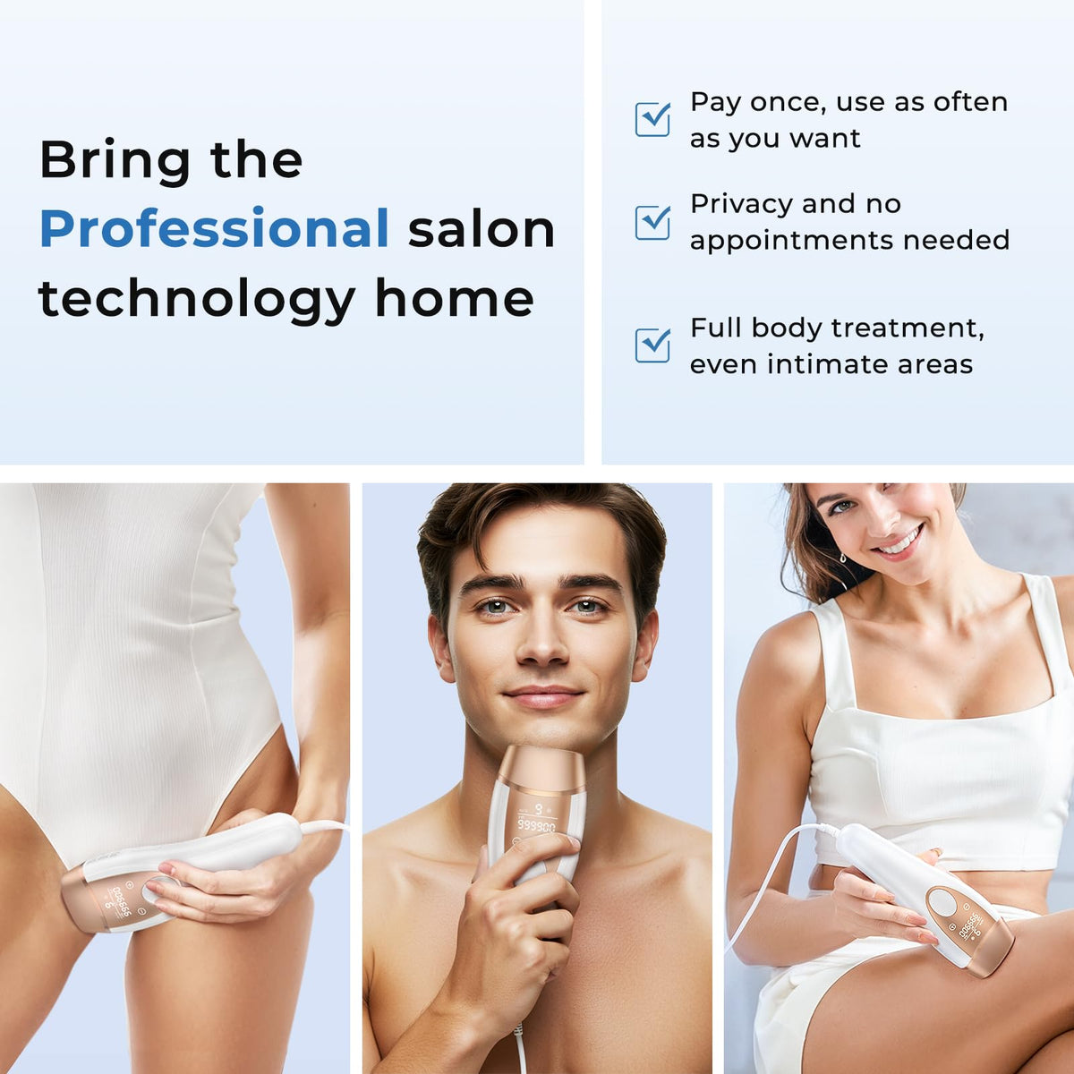 ZAIRUZ face treatment option for precise, gentle hair removal.