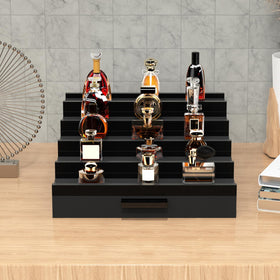Zaldia wooden Cologne Organizer packaging shown as a gift-ready box