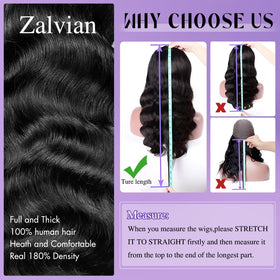 Zalvian 32 inch wig with soft, tangle-free texture ready to style.