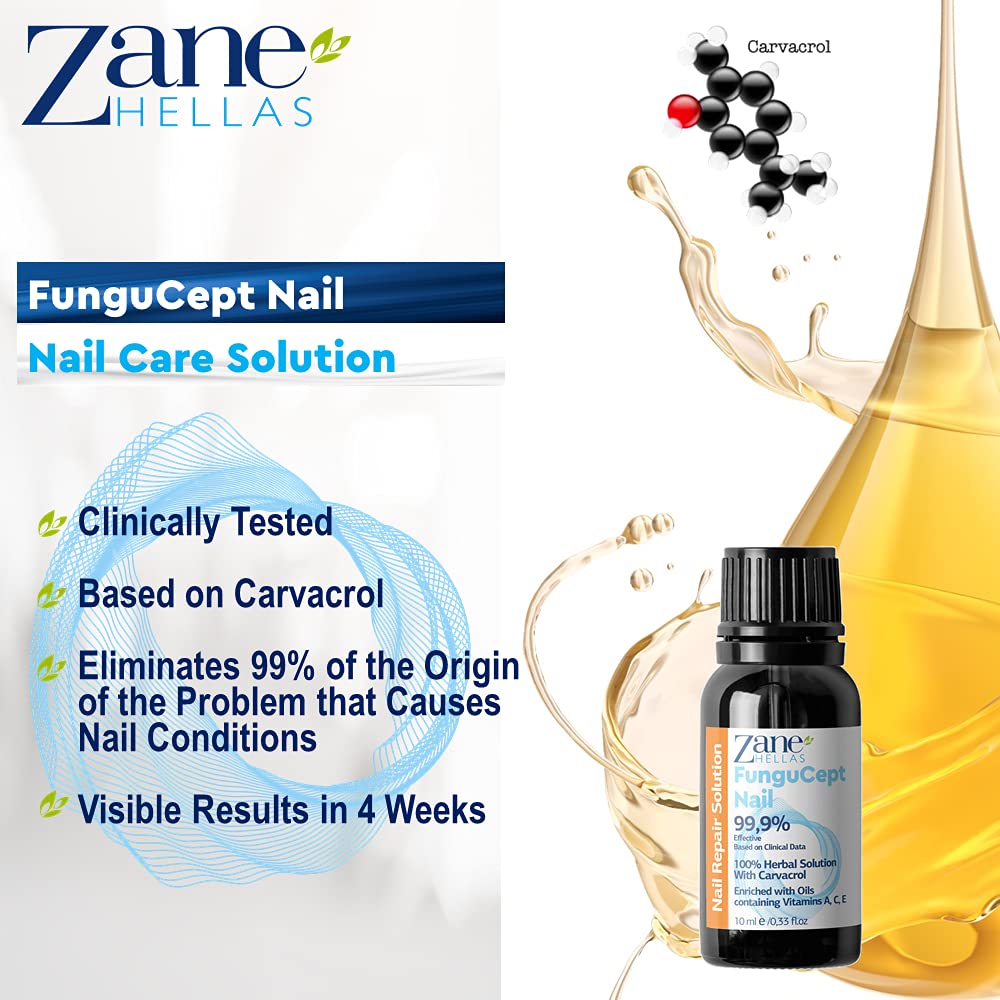 Zane Hellas FunguCept promotes a healthier-looking nail appearance