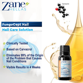 Zane Hellas FunguCept promotes a healthier-looking nail appearance