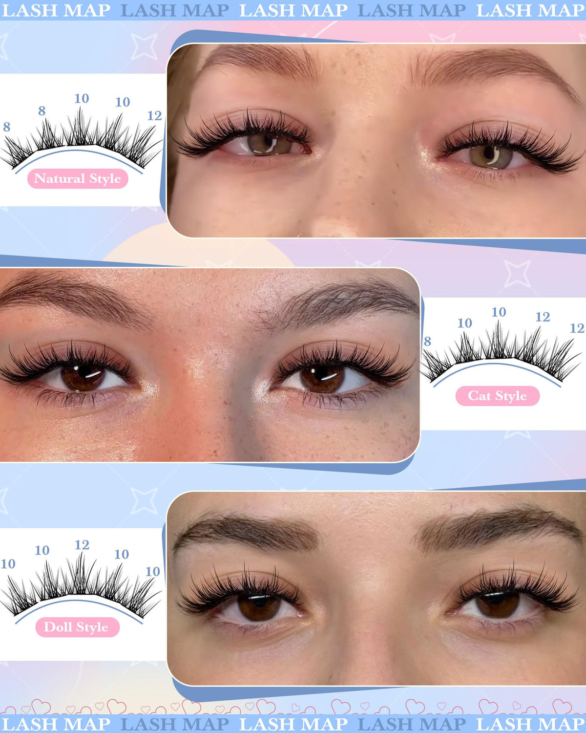 Professional tweezers from ZANLUFLY for precise lash placement