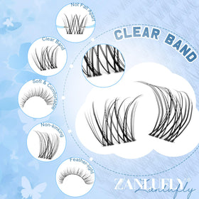 ZANLUFLY salon-level 3D wispy clusters for professional results