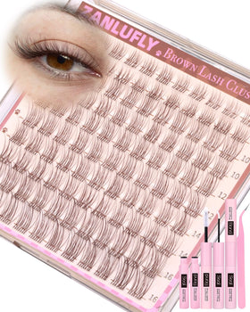zanlufly spring-vibe natural-blend lashes suitable for light hair and daily outfits