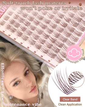 zanlufly vegan synthetic fibers delivering soft lashes with a natural depth