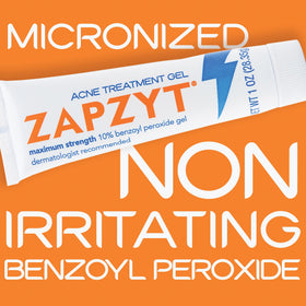 Zapzyt Acne Treatment Gel being applied to affected skin areas