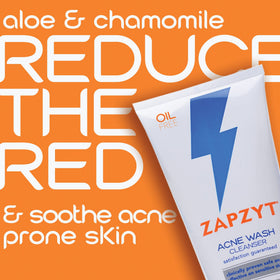 Zapzyt Acne Wash 2-pack packaging ready for twice-daily use and back/chest care.
