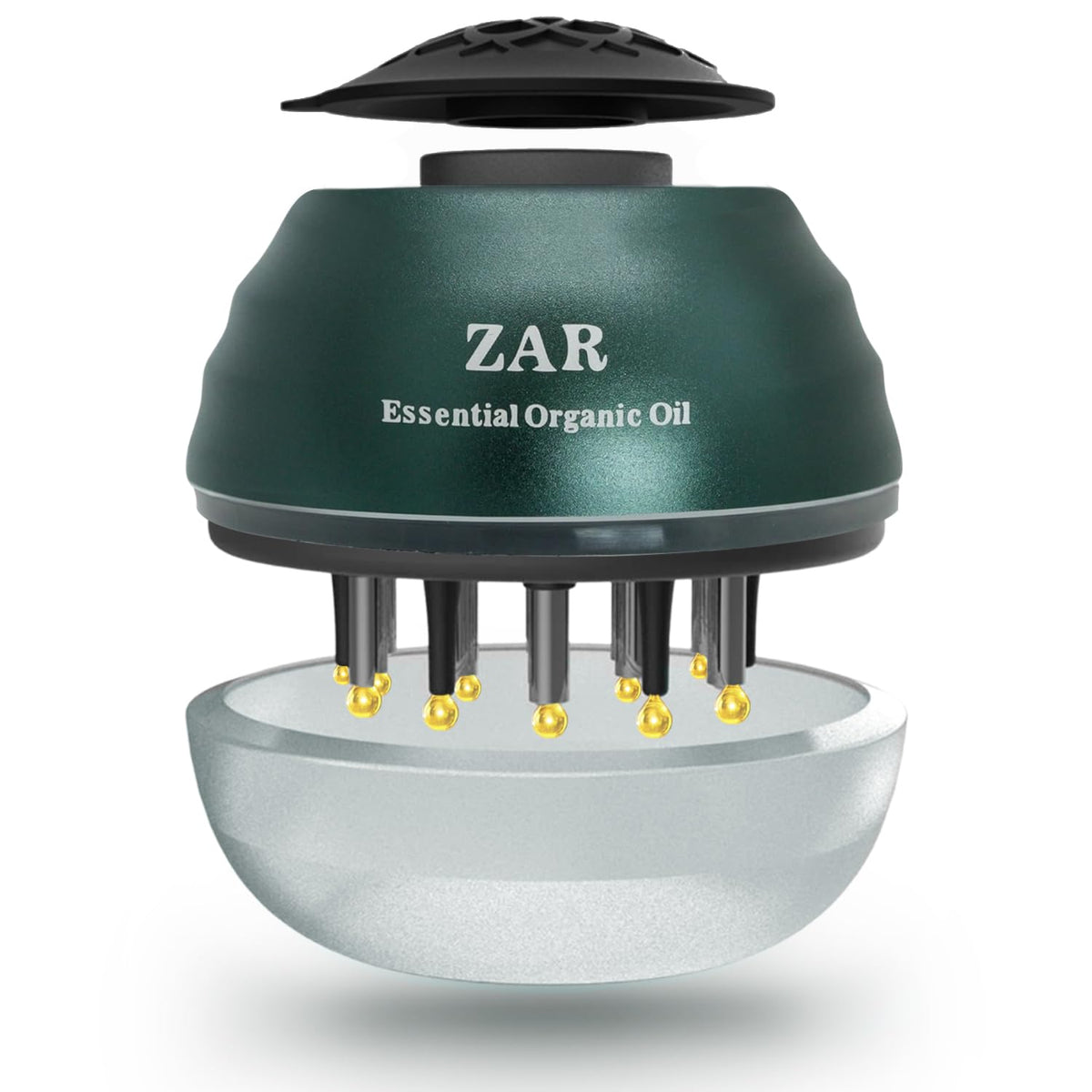 ZAR Hair Oil Applicator Comb front view highlights targeted scalp nourishment.