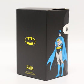 Zara Batmen fragrance cap detail with hero-inspired design.