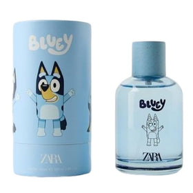 Zara Bluey Ludo Studio EDT bottle ready for daily adventures with a fresh citrus-woody scent.